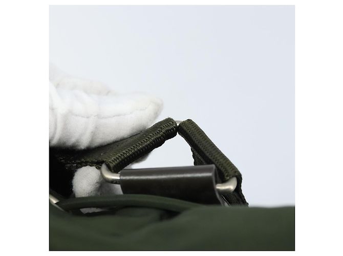 PRADA Rucksack Nylon Khaki Silver - Ansicht 8