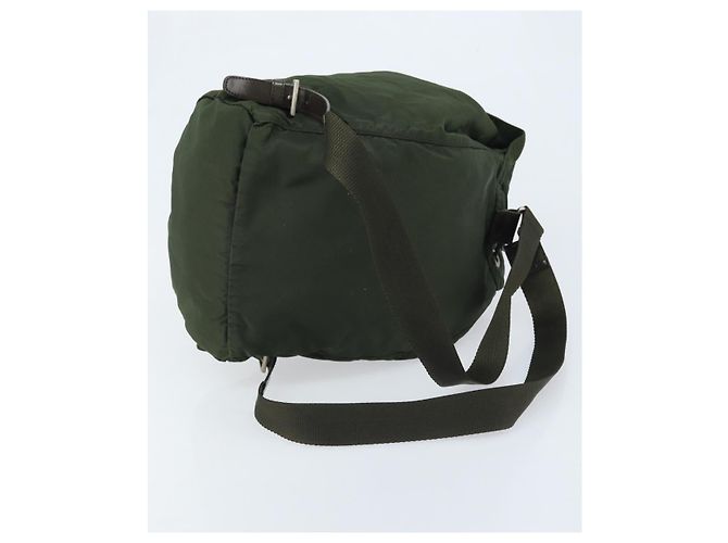 PRADA Rucksack Nylon Khaki Silver - Ansicht 9