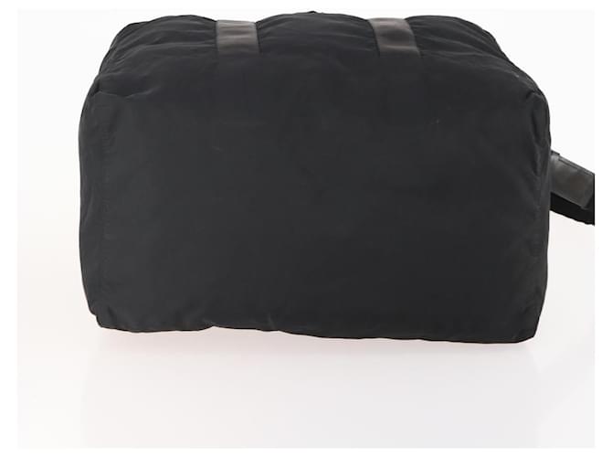 PRADA Boston Bag Nylon 2way Black Silver - vista 11