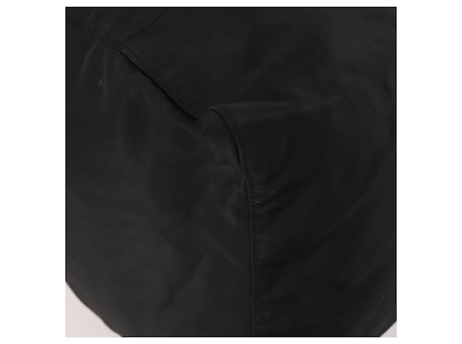 PRADA Boston Bag Nylon 2way Black Silver - vista 13