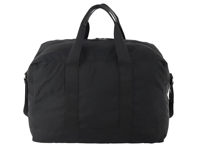 PRADA Boston Bag Nylon 2way Black Silver - vista 3