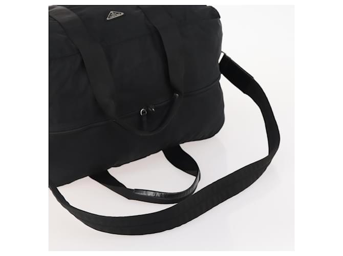 PRADA Boston Bag Nylon 2way Black Silver - vista 7