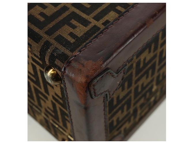 FENDI Zucca Canvas Trunk Black Brown - vista 15