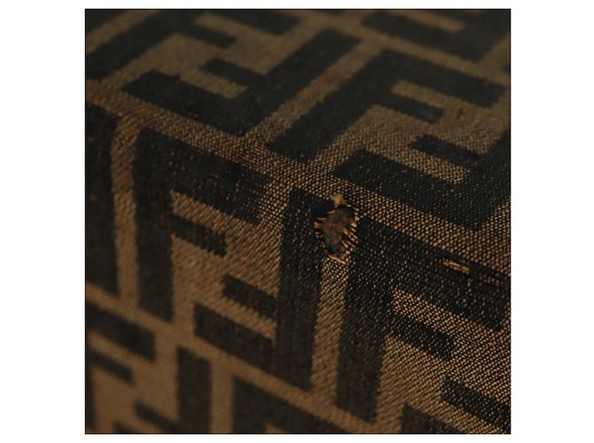FENDI Zucca Canvas Trunk Black Brown - vista 16