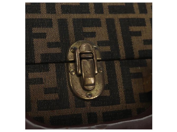 FENDI Zucca Canvas Trunk Black Brown - vista 21