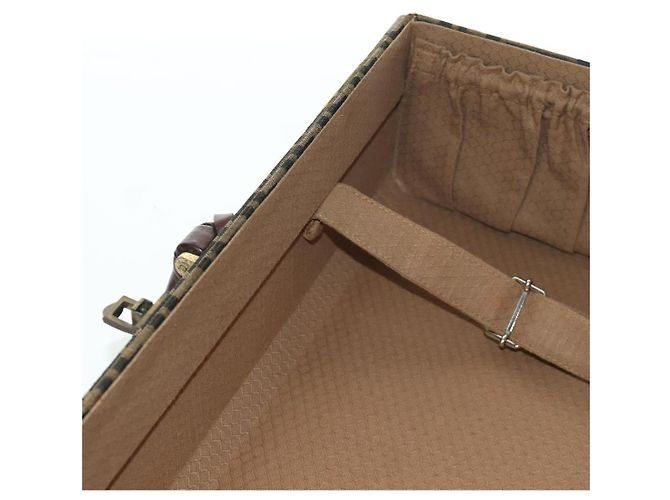 FENDI Zucca Canvas Trunk Black Brown - vista 34