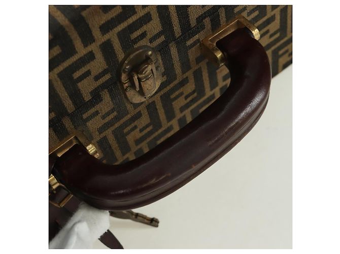 FENDI Zucca Canvas Trunk Black Brown - vista 8