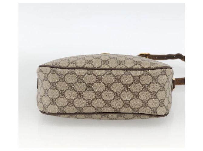 GUCCI GG Supreme Web Sherry Line Bag PVC Beige Gold 164 02 077 - vista 11