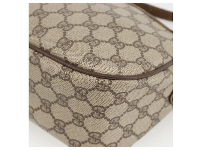 GUCCI GG Supreme Web Sherry Line Bag PVC Beige Gold 164 02 077 - vista 12