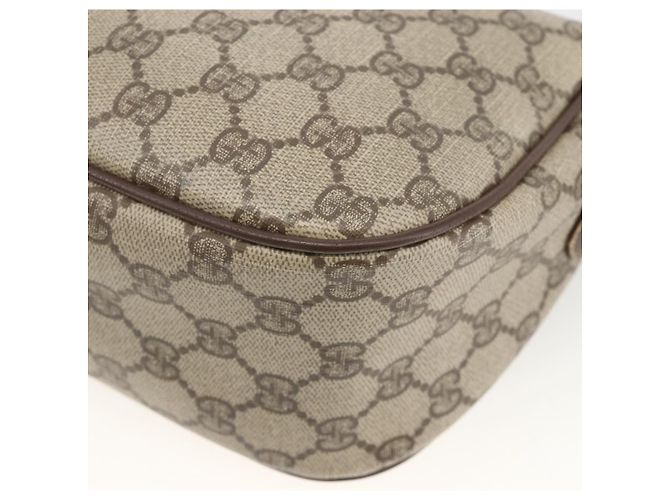 GUCCI GG Supreme Web Sherry Line Bag PVC Beige Gold 164 02 077 - vista 14