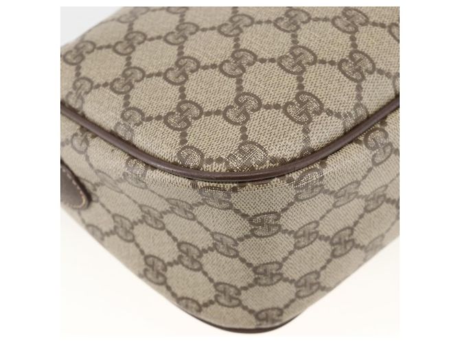 GUCCI GG Supreme Web Sherry Line Bag PVC Beige Gold 164 02 077 - vista 15
