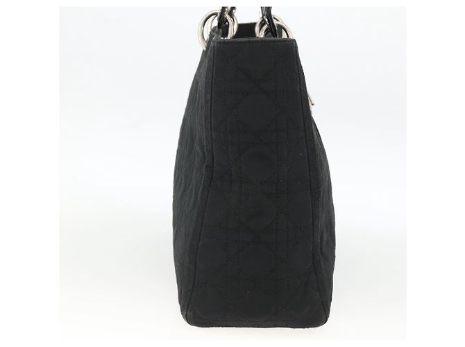 Christian Dior Canage Tote Bag Nylon Black Silver - vista 4