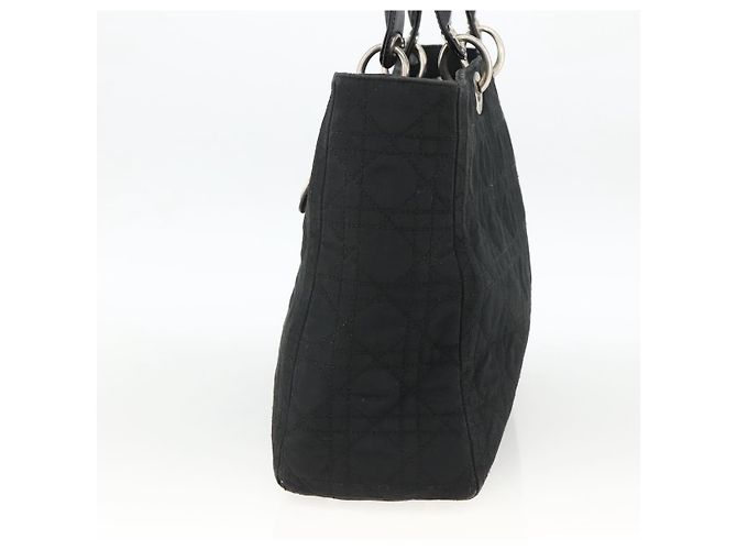 Christian Dior Canage Tote Bag Nylon Black Silver - vista 5