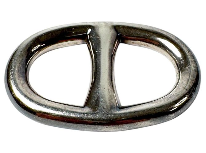 Ring Hermès Anello per foulard Hermes Chaine d'Ancre Argento - vista 3