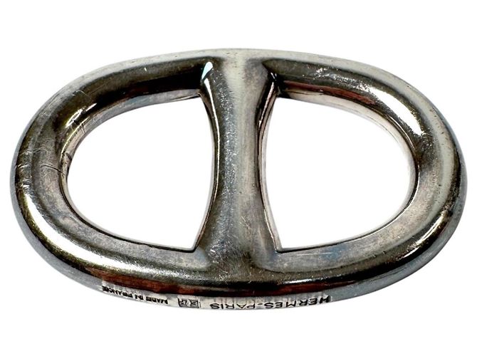 Ring Hermès Anello per foulard Hermes Chaine d'Ancre Argento - vista 4