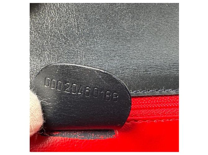 Borsa a tracolla mini 2 vie Gucci Old Bamboo Nero - vista 10