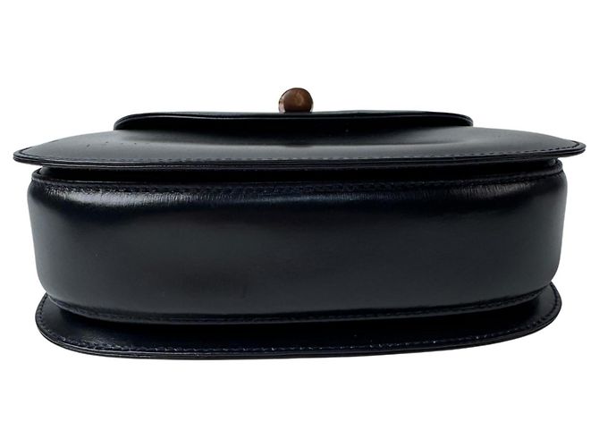 Borsa a tracolla mini 2 vie Gucci Old Bamboo Nero - vista 6