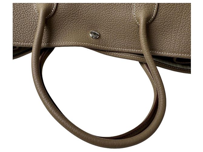 Hermès Borsa Tote Hermes Garden Party PM Taupe - vista 6