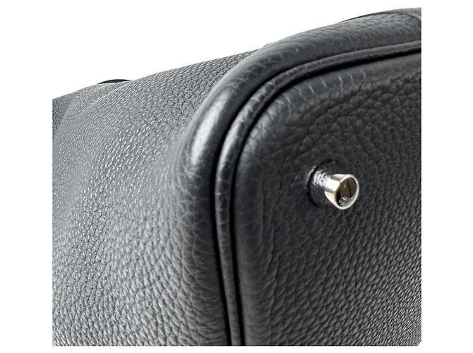 Hermès Borsa Hermes Picotin Lock MM in Noir Black Nero - vista 11
