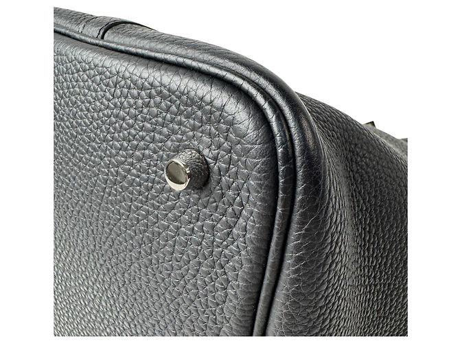Hermès Borsa Hermes Picotin Lock MM in Noir Black Nero - vista 12