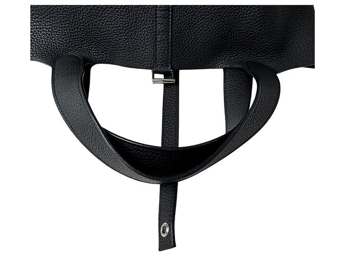 Hermès Borsa Hermes Picotin Lock MM in Noir Black Nero - vista 6