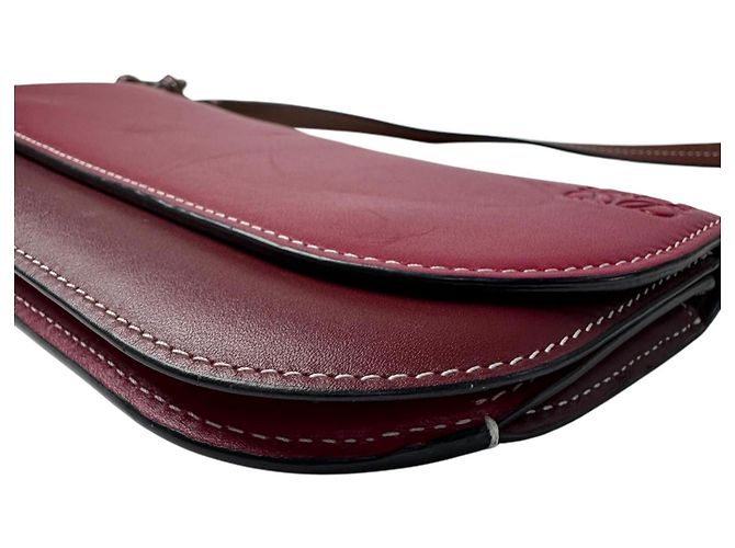 Loewe Gate Pochette Schultertasche Bordeaux - Ansicht 13