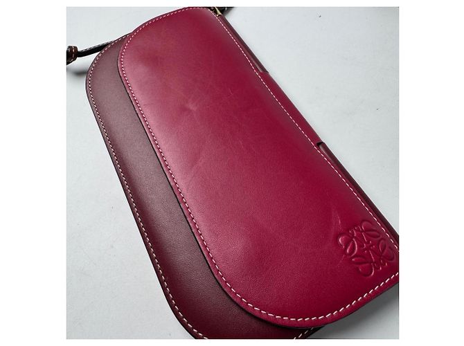 Loewe Gate Pochette Schultertasche Bordeaux - Ansicht 17