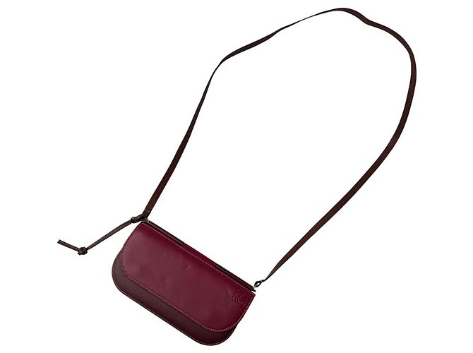 Loewe Gate Pochette Schultertasche Bordeaux - Ansicht 2