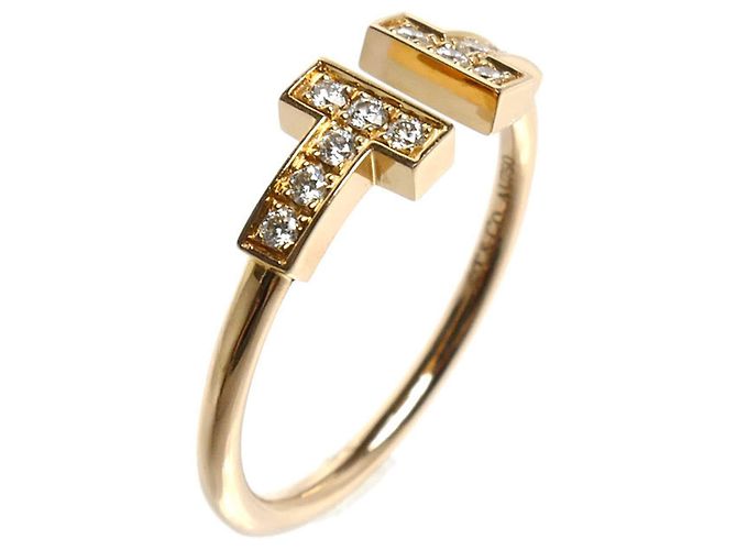 Anello Tiffany & Co. T Wire in oro rosa 18K - vista 2