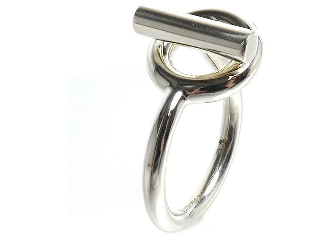 Ring Hermès Anello Hermes Sterling Silver 925 Echappé MM - vista 2