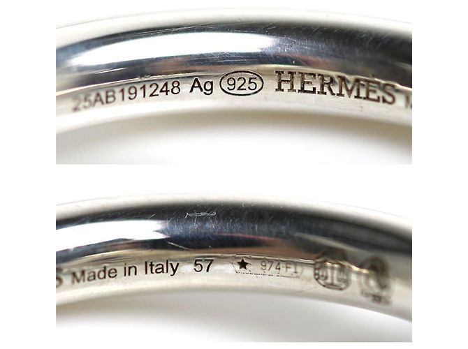 Ring Hermès Anello Hermes Sterling Silver 925 Echappé MM - vista 5