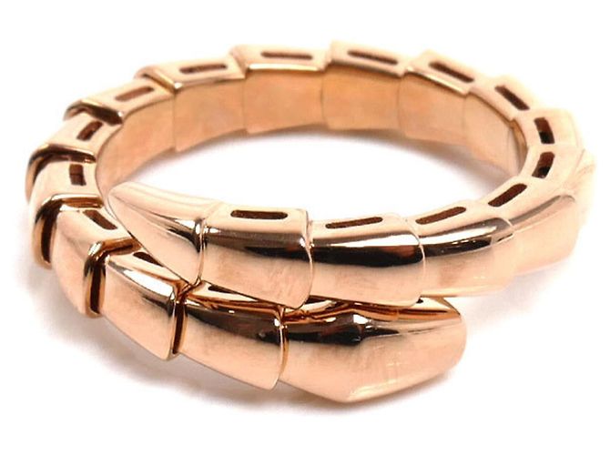 Bulgari Anello Bvlgari Serpenti Viper in oro rosa 18K - vista 3