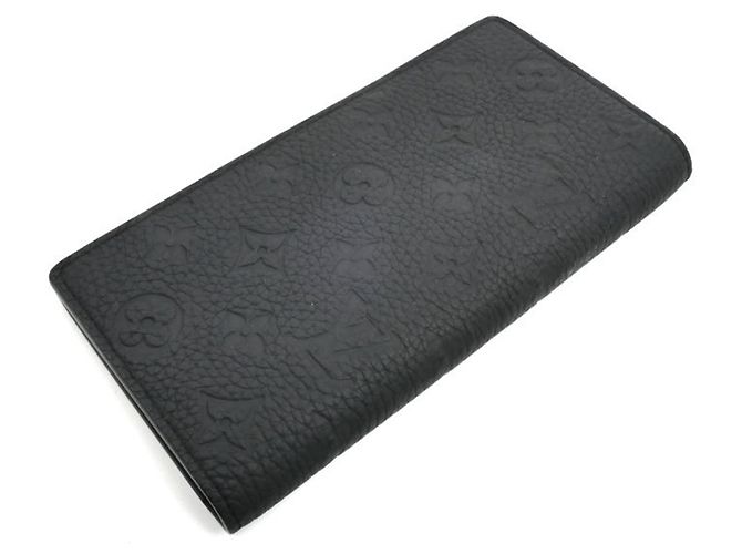 Louis Vuitton Portefeuille Brazza Long Wallet Nero - vista 2