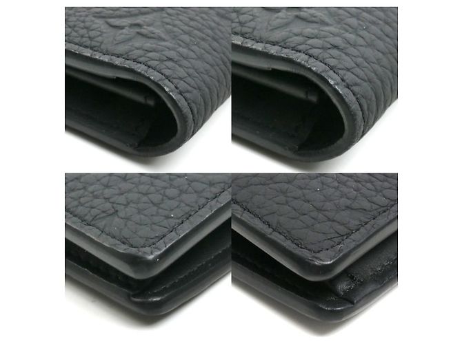 Louis Vuitton Portefeuille Brazza Long Wallet Nero - vista 7