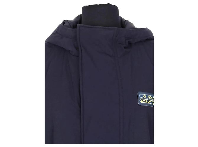 Parka in cotone blu navy Apc - vista 2