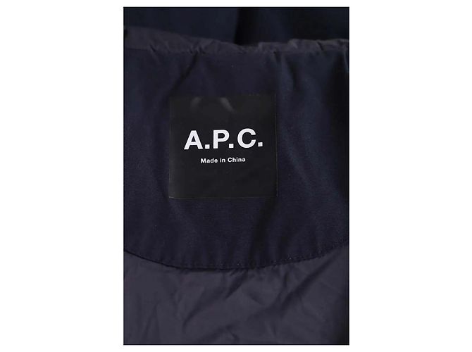 Parka in cotone blu navy Apc - vista 5