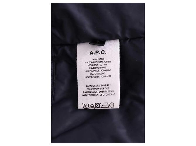 Parka in cotone blu navy Apc - vista 6