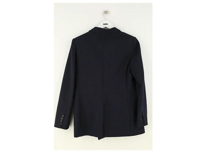 Maje navy blue wool blazer - view 3