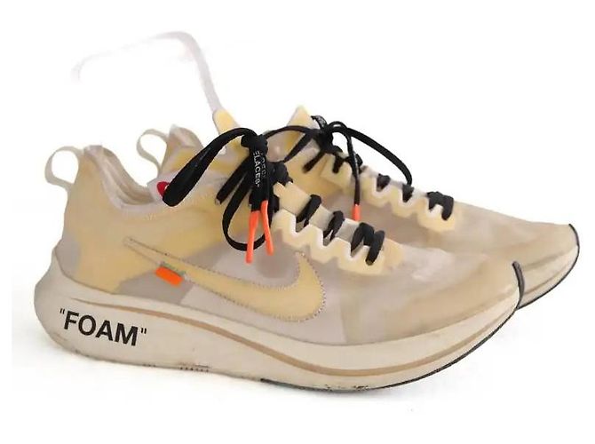 Off White Sneakers basse beige - vista 3