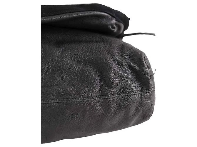 Borsa tote Lanvin in pelle verde - vista 5