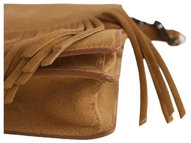 Borsa a tracolla Gerard Darel in pelle camel Cammello - vista 4