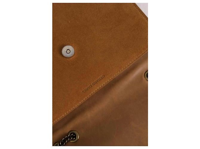 Borsa a tracolla Gerard Darel in pelle camel Cammello - vista 5