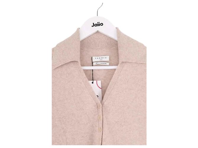 Mono Sandro de cashmere beige - vista 2