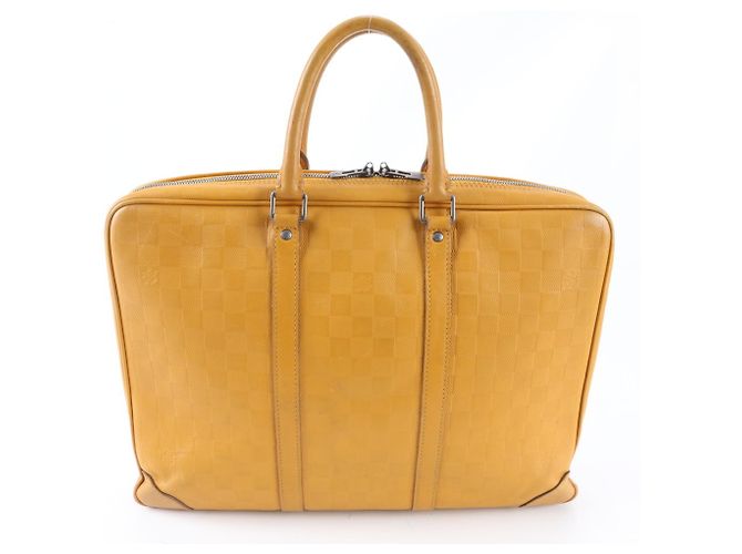 Borsetta Louis Vuitton Damier Infini Leather Briefcase - vista 3