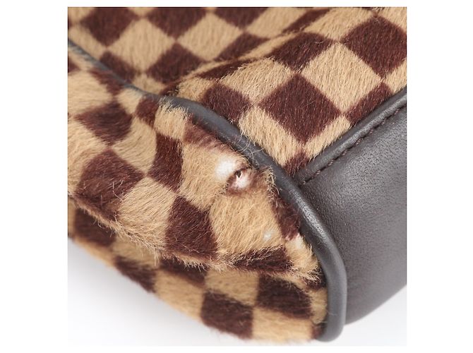 Borsa Tote Louis Vuitton Damier Sauvage Lion Marrone - vista 8