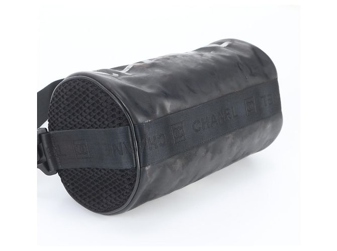 Borsa Chanel Sport Line Coco Mark Nero Bianco - vista 5