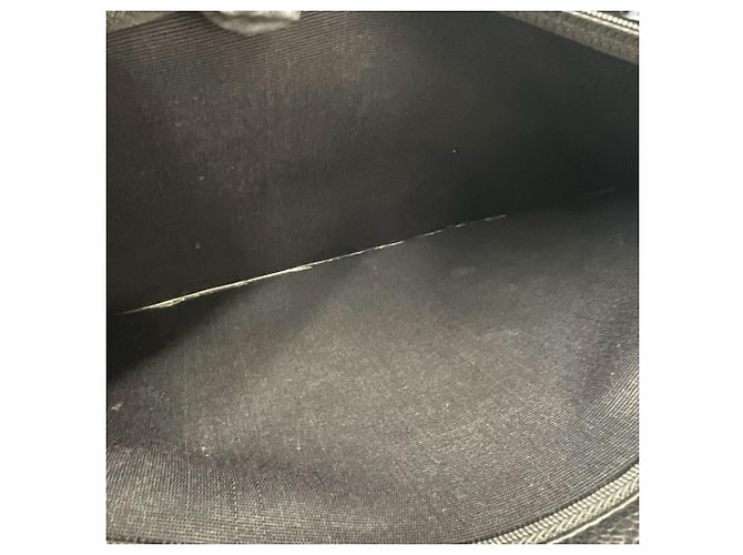 Borsa Tote a catena Chanel Vintage Coco Mark Logo in pelle caviar Nero - vista 10