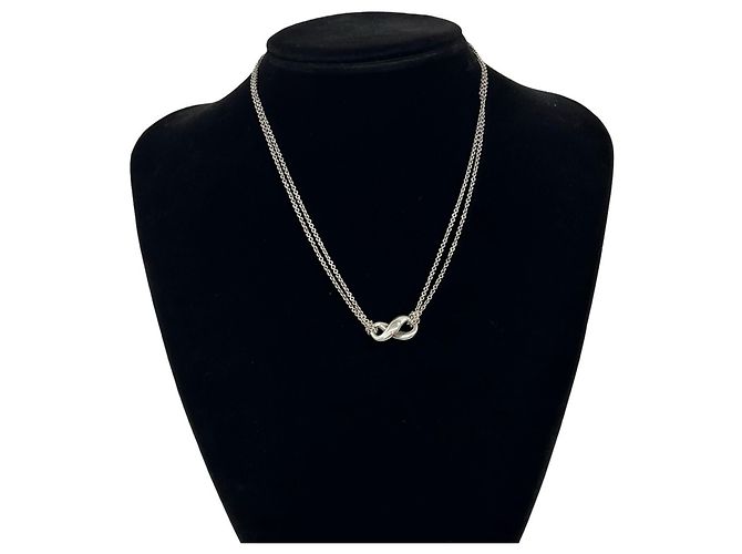 Tiffany & Co Collana Tiffany Vintage Infinity Argento - vista 2