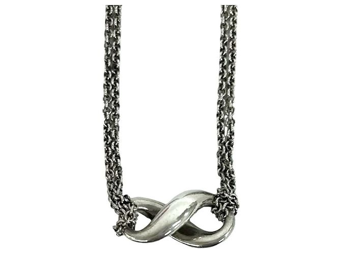 Tiffany & Co Collana Tiffany Vintage Infinity Argento - vista 4