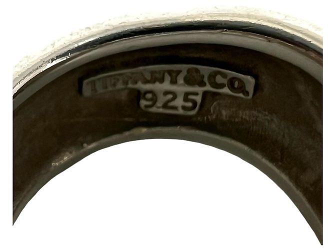 Tiffany & Co Tiffany Vintage Leaf Band Ring Silber - Ansicht 3